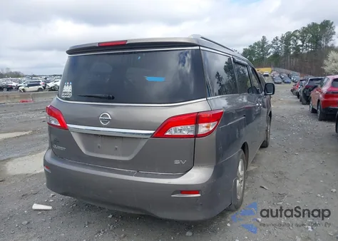 2015 Nissan Quest Sv из США, поврежденный, VIN JN8AE2KP5F9126570